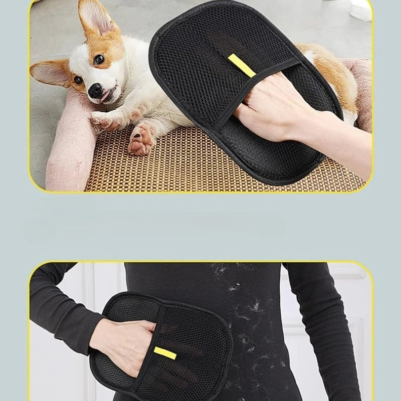 Pet Hair Remover Gloves – Washable Lint & Fur Removal Mitt