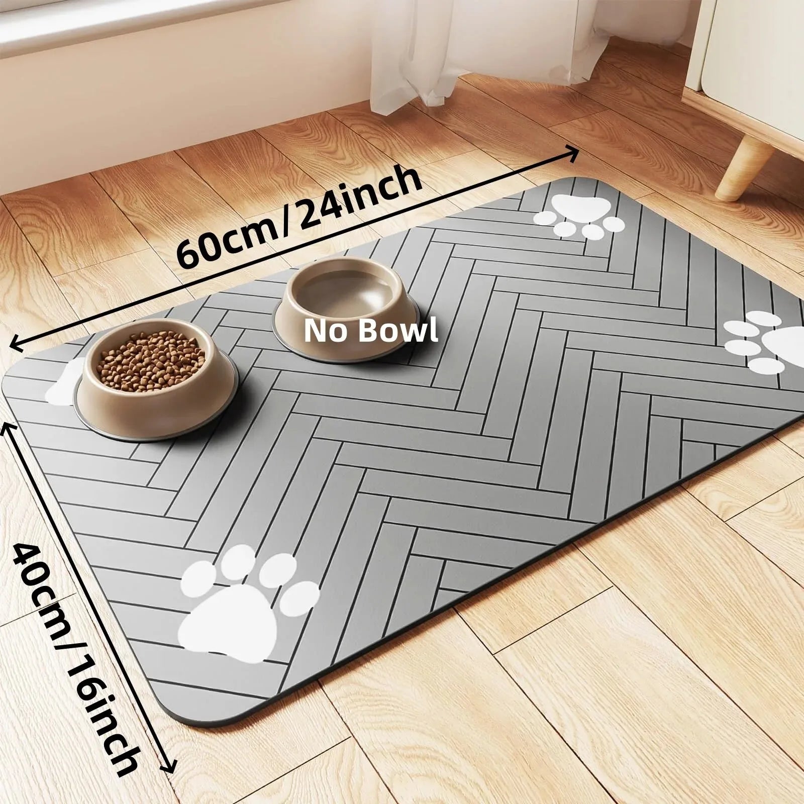 Pet Feeding Mat – Waterproof & Non-Slip Food Mat for Dogs & Cats