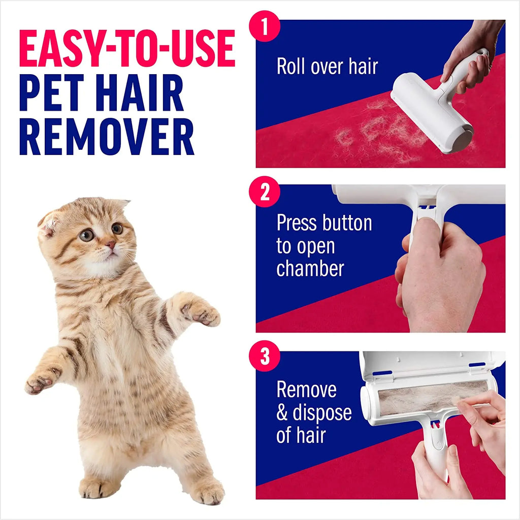 Pet Hair Remover Roller – No More Fur on Your Furniture