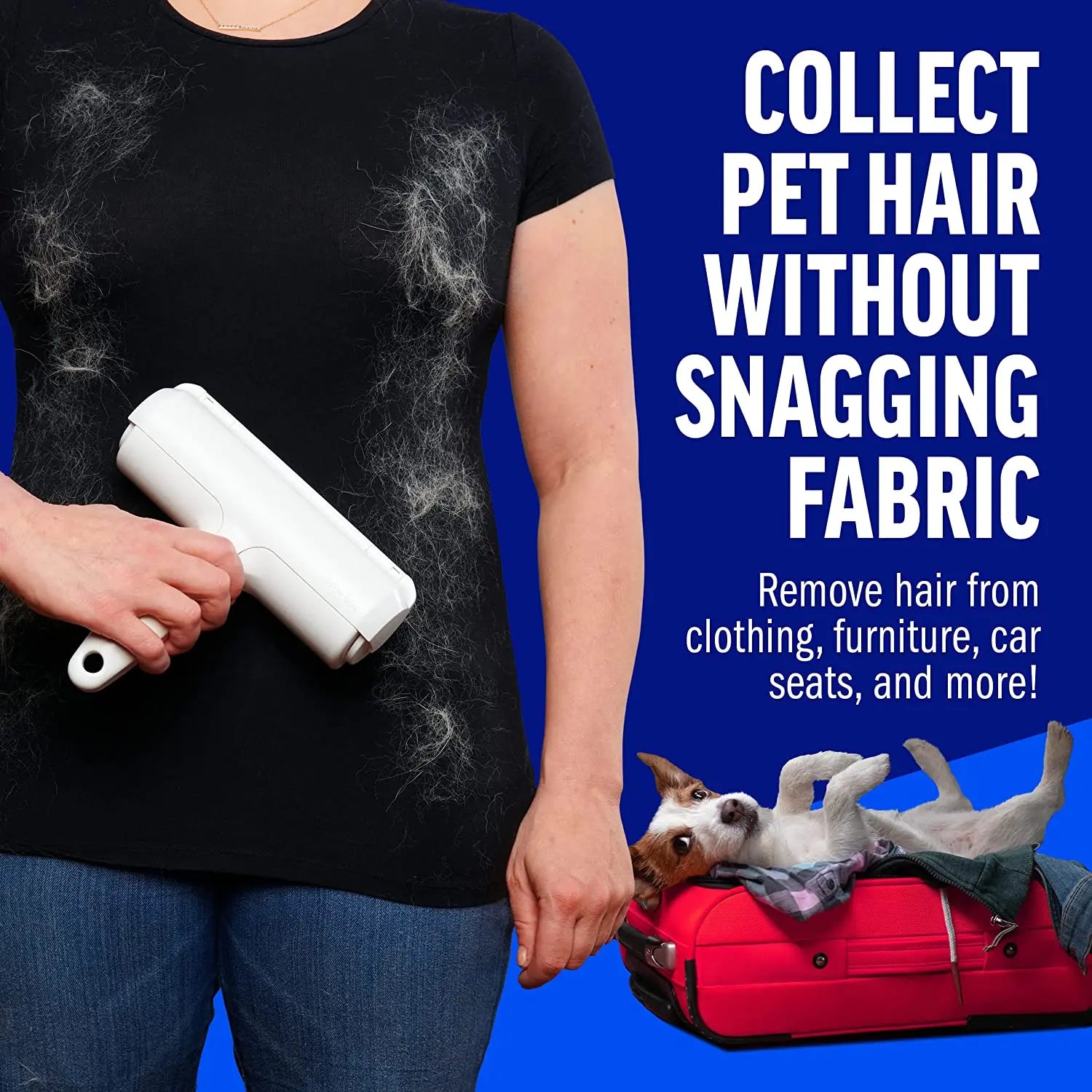 Pet Hair Remover Roller – No More Fur on Your Furniture