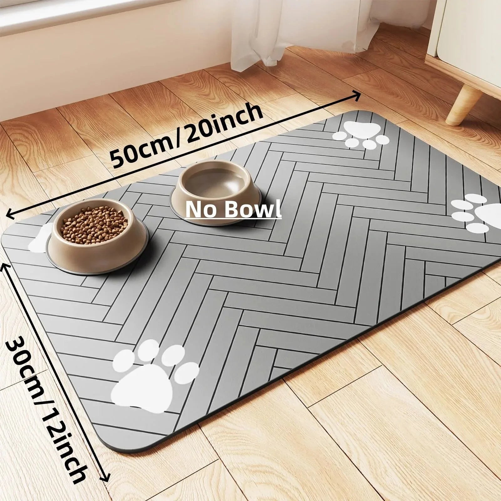 Pet Feeding Mat – Waterproof & Non-Slip Food Mat for Dogs & Cats
