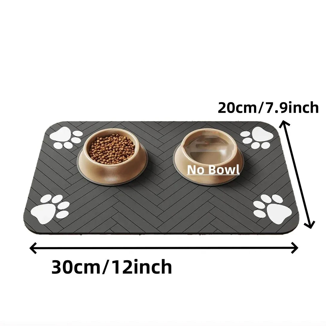 Pet Feeding Mat – Waterproof & Non-Slip Food Mat for Dogs & Cats